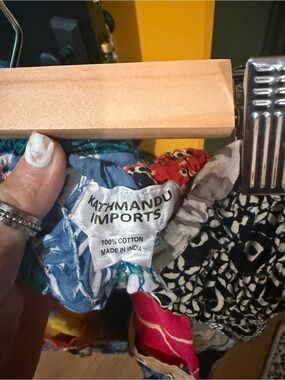 Kathmandu Imports Multicolor Cotton Top